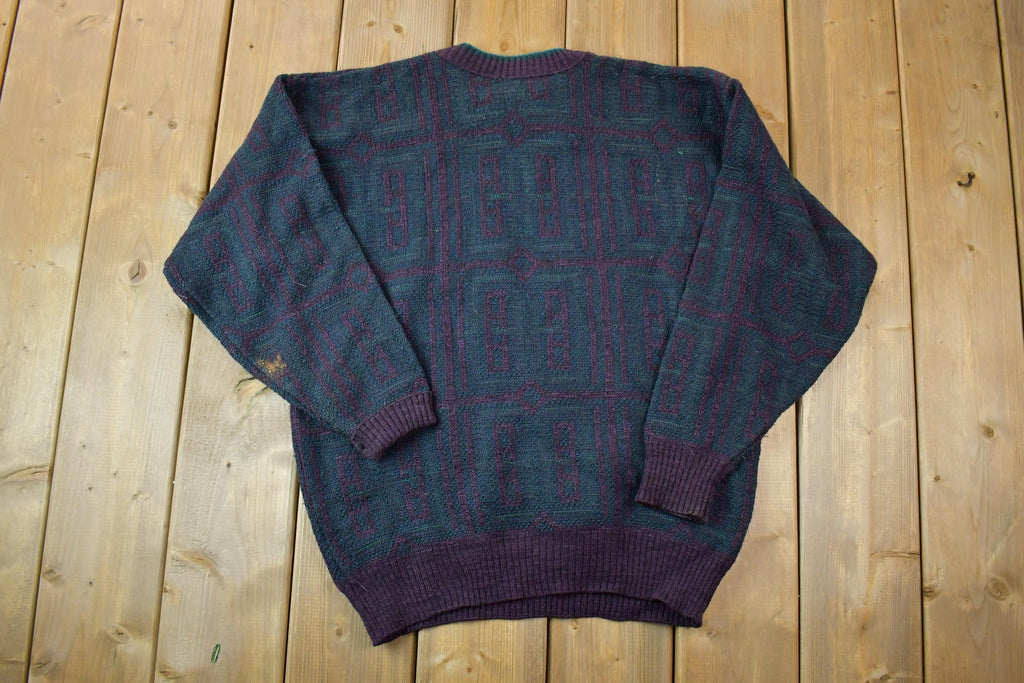 Vintage 1990s London Fog Knit Crewneck Sweater
