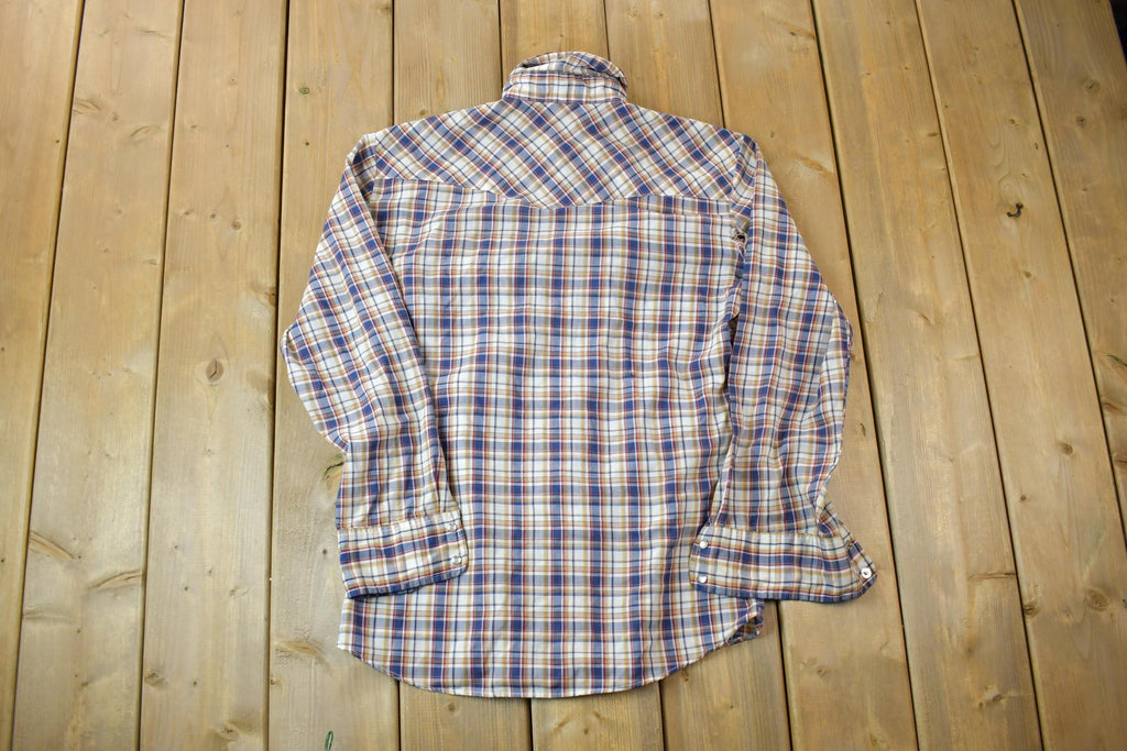 Vintage 1990s Levis Plaid Button Up Shirt