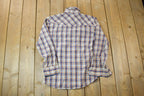 Vintage 1990s Levis Plaid Button Up Shirt