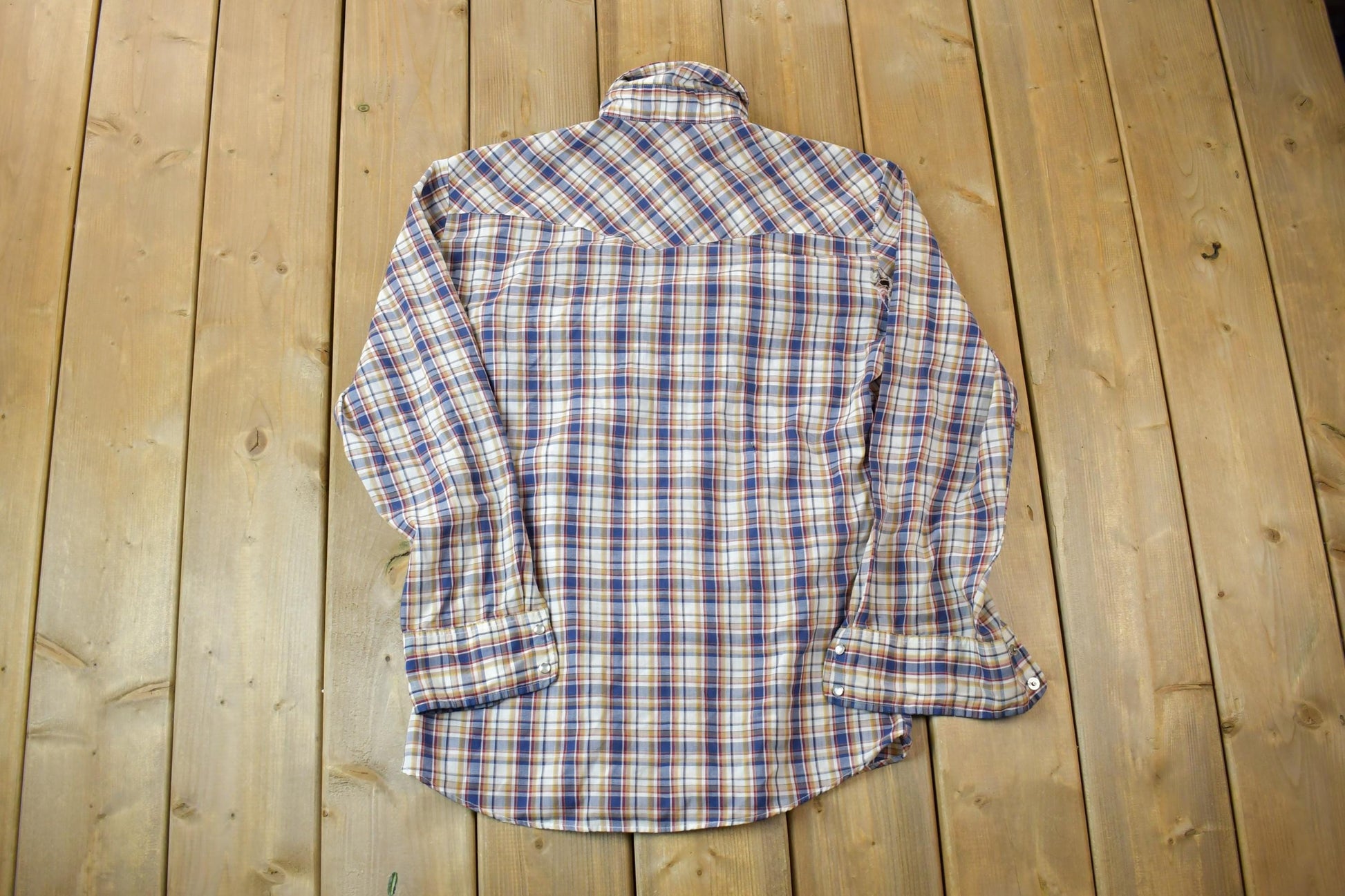 Vintage 1990s Levis Plaid Button Up Shirt
