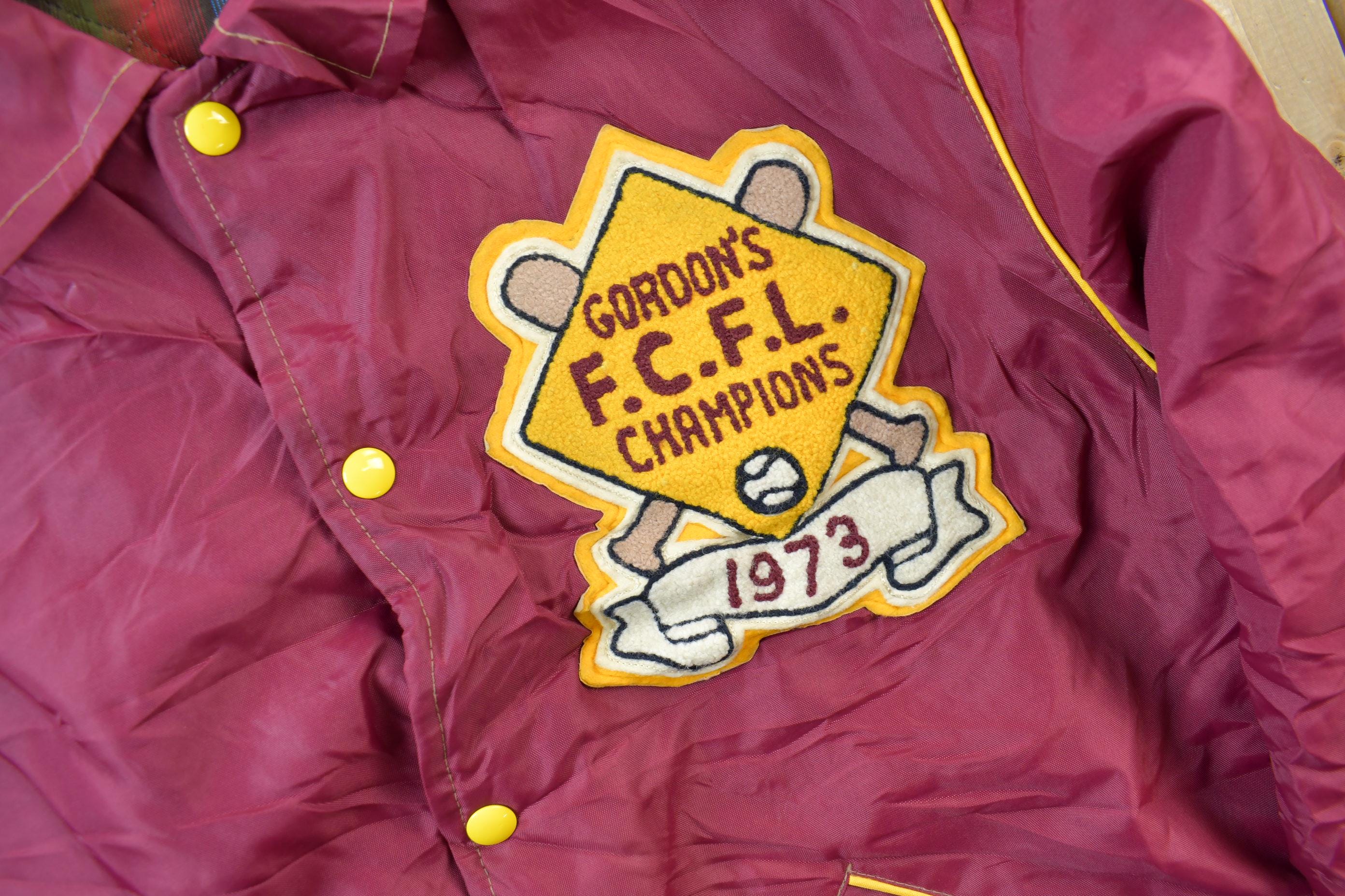 Vintage 1973 Gordon's F.C.F.L. Champions Varsity Jacket