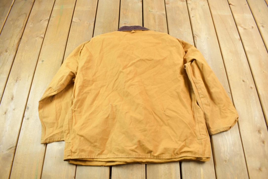 Vintage 1970s Black Sheep Brand Canvas Hunting Jacket