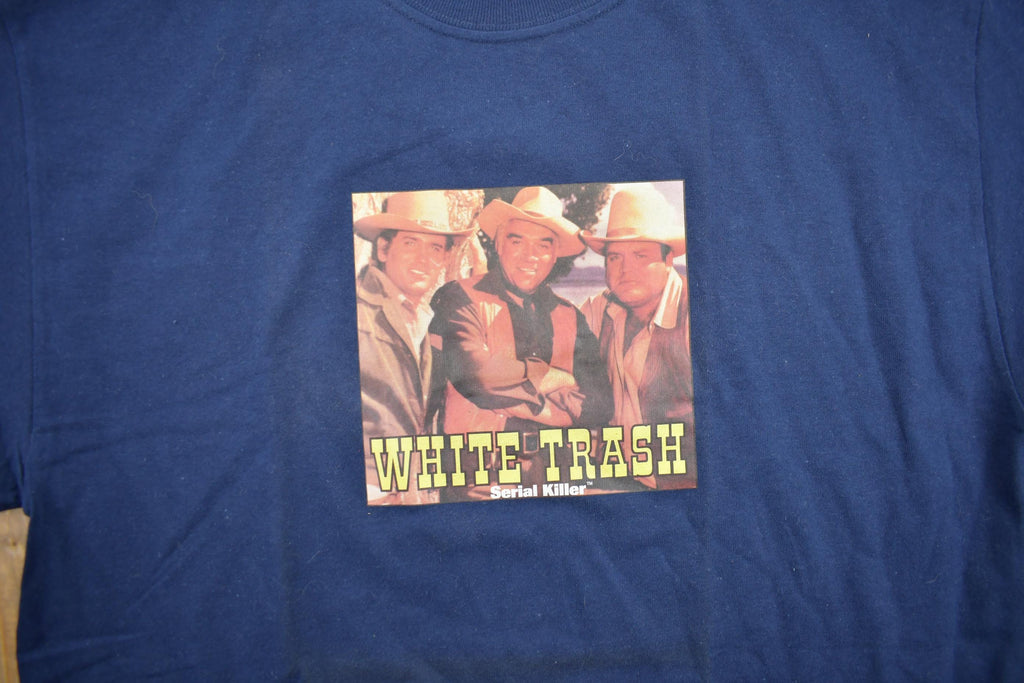 Vintage 1990s Serial Killer White Trash Band Tee