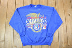 Vintage 1992 Ravens Toronto Blue Jays American League Champions MLB Crewneck Sweatshirt