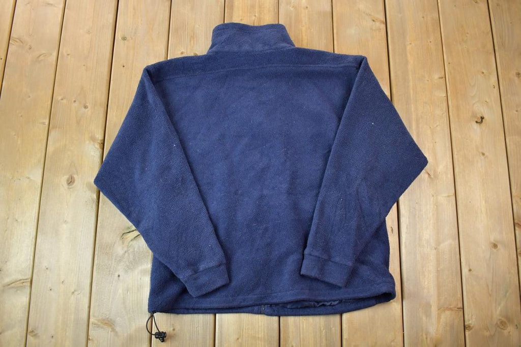 Vintage 1990s London England Fleece Mock Neck Sweatshirt