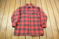 Vintage 1960s Champion Button Up Plaid Flannel Trucker Shirt