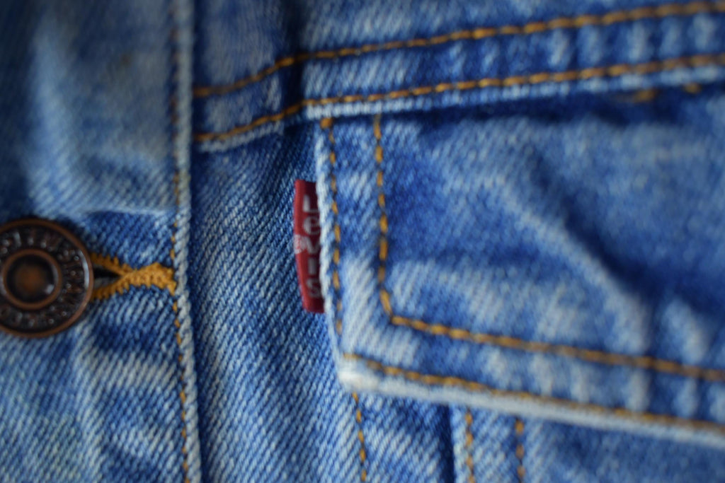 Vintage 1990s Levis Red Tab Jean Jacket Made In USA