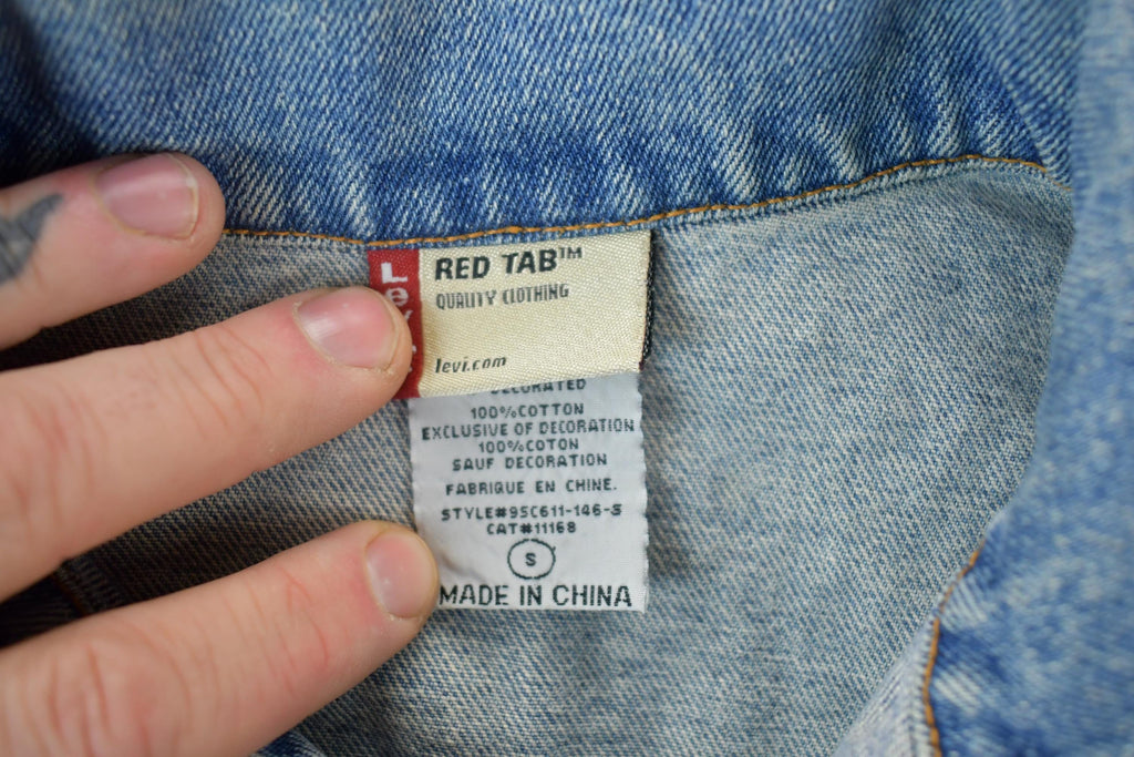 Vintage 1990s Levis Red Tab Jean Jacket Made In USA