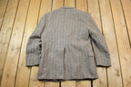 Vintage 1990s 100% Wool Button Up Dinner Jacket Made In Italy