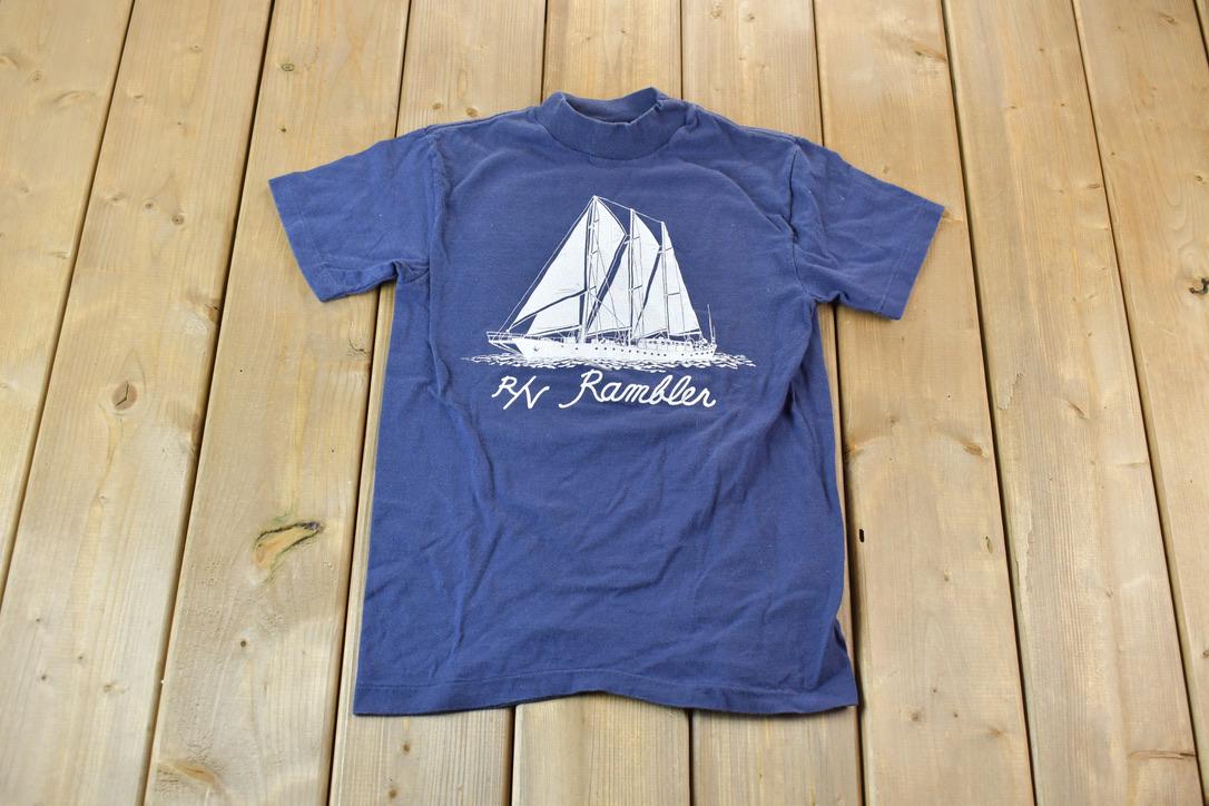 Vintage 1980s Single Stitch R