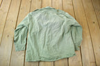 Vintage 1960s OG-107 US Military Sateen Jacket
