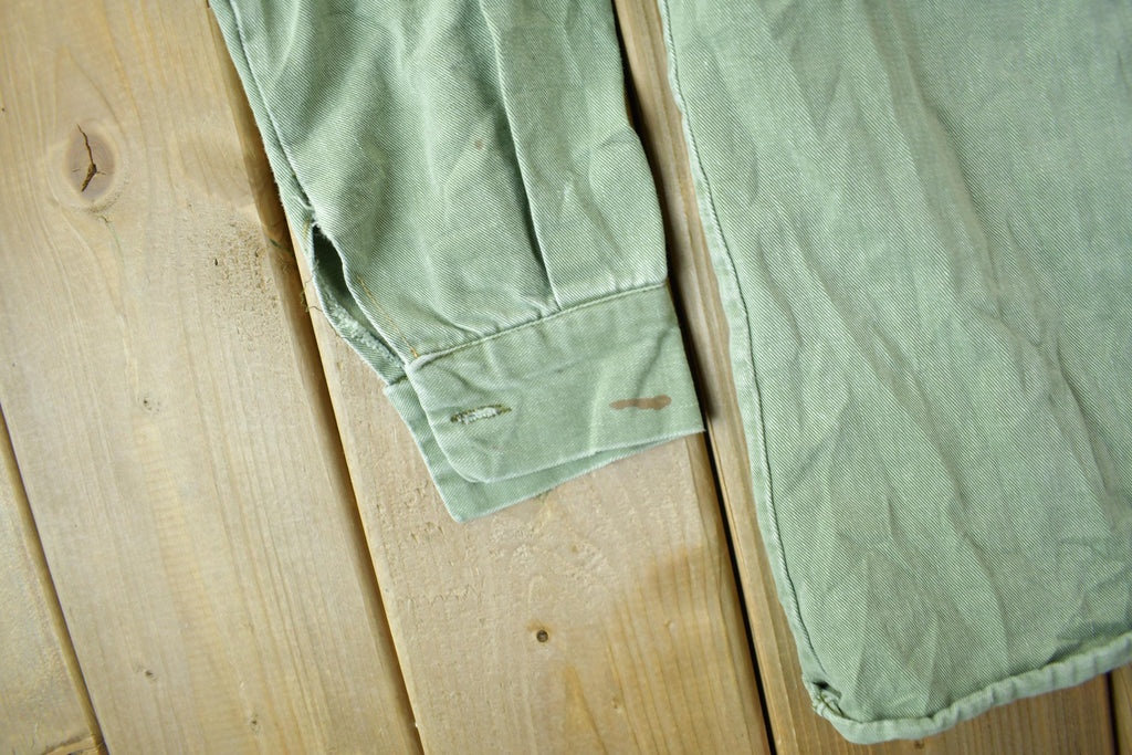 Vintage 1960s OG-107 US Military Sateen Jacket