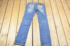 Vintage Y2K Miss Me Bedazzled Low Rise Jeans Size 26x32