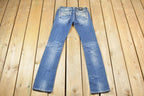 Vintage Y2K Miss Me Bedazzled Low Rise Jeans Size 26x33