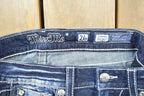Vintage Y2K Miss Me Bedazzled Low Rise Jeans Size 26x33