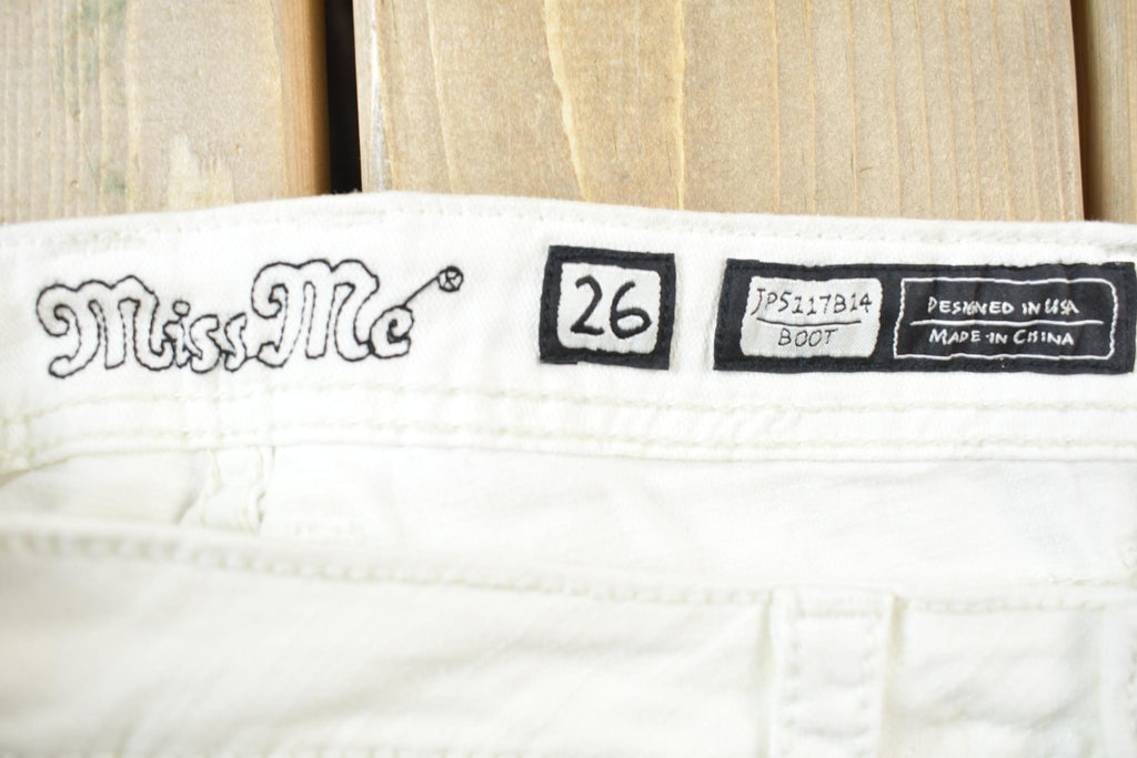 Vintage Y2K Miss Me Bedazzled Low Rise Jeans Size 26x32