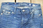 Vintage Y2K Miss Me Bedazzled Low Rise Jeans Size 26x32