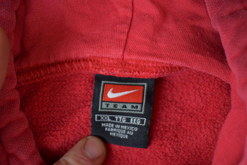 Vintage 1990s Nike Iowa State Embroidered Mini Swoosh Hoodie Sweatshirt