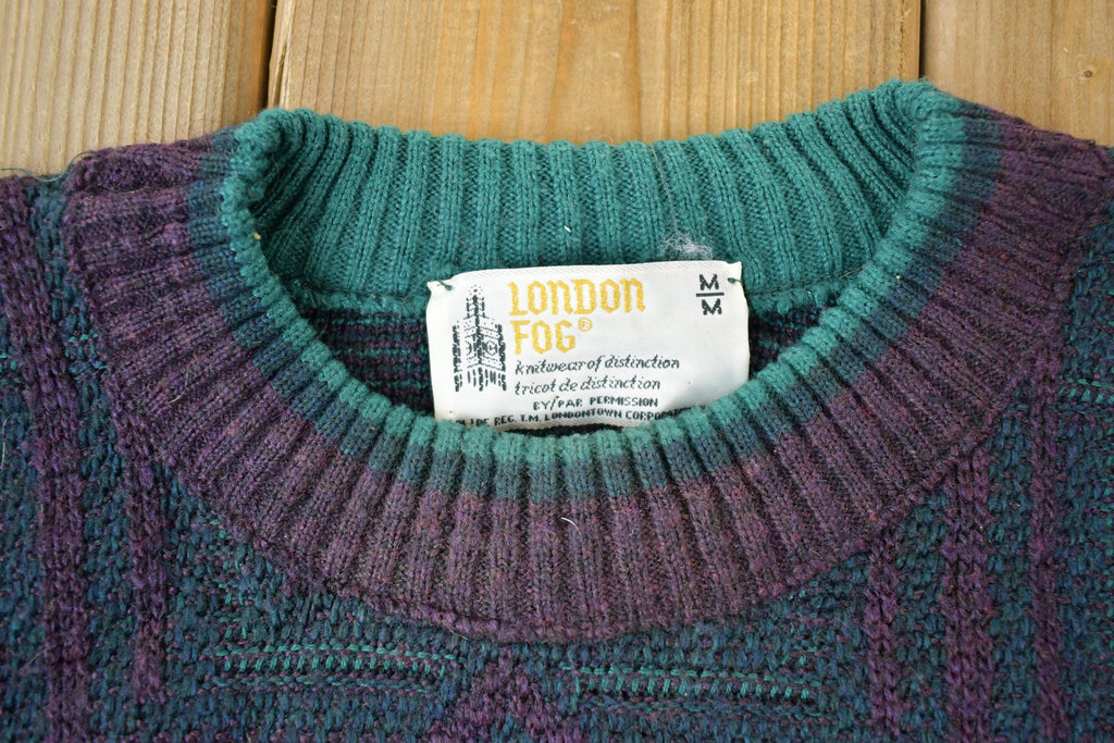Vintage 1990s London Fog Knit Crewneck Sweater