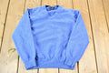 Vintage 1990s Light Blue Club Room Merino Wool Knit V-Neck Women's Sweater