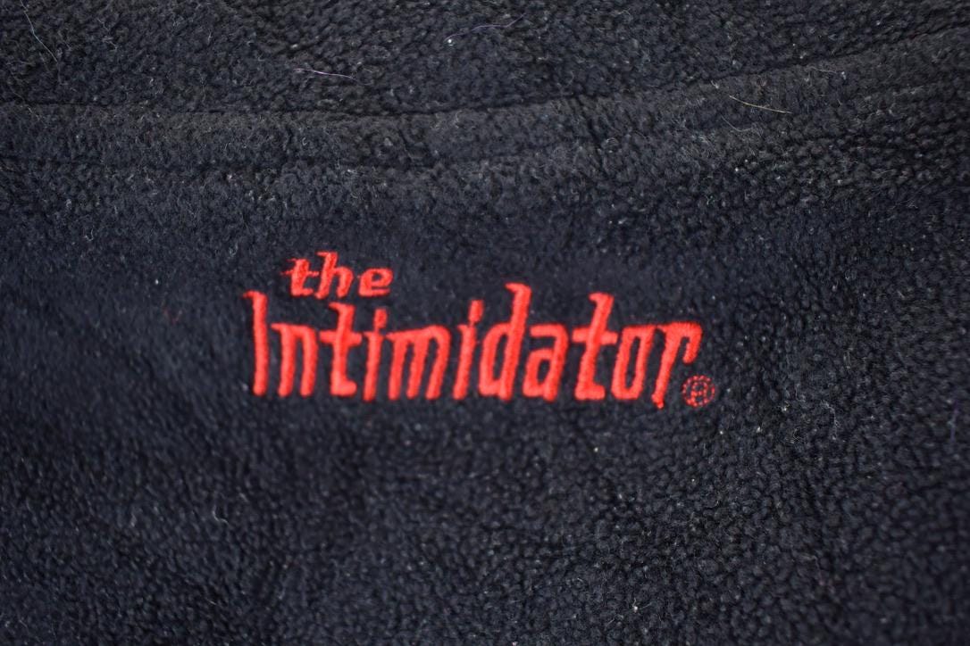 Vintage 1990s Dale Earnhardt The Intimidator 3 Winners circle Fleece Quarter Zip Sweater