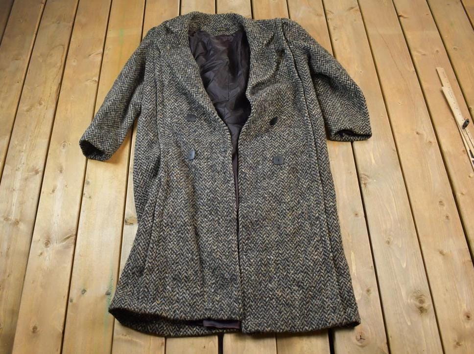 Vintage 1990s 100% Wool Button Up Dinner Jacket Made In USA