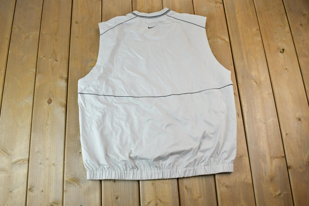 Vintage 1990s Nike Golf V Neck Windbreaker Vest