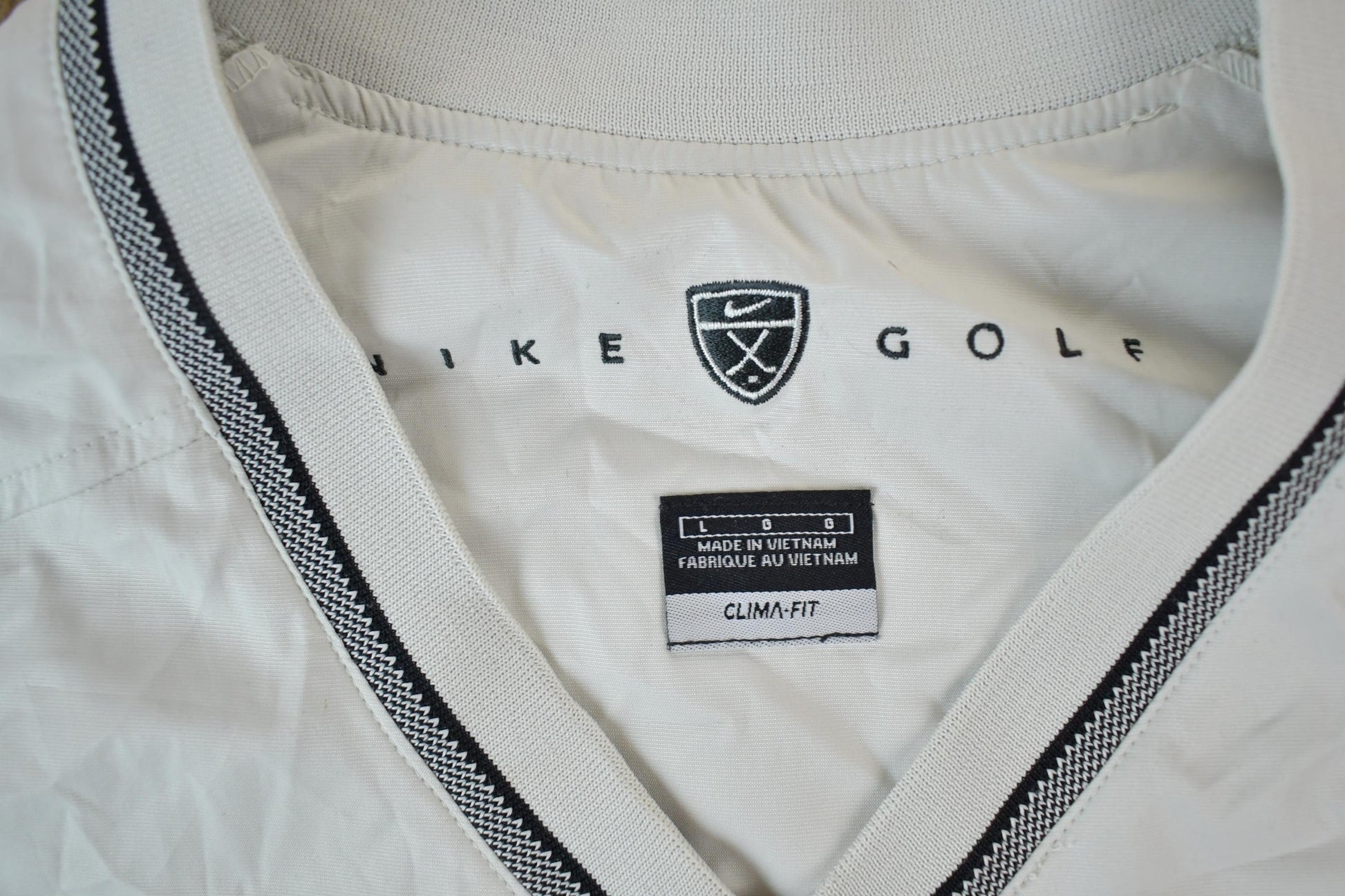 Vintage 1990s Nike Golf V Neck Windbreaker Vest