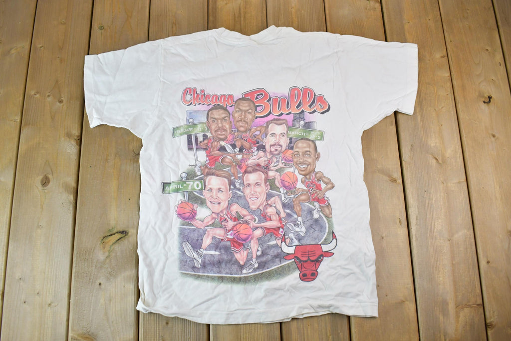 Vintage 1995 1996 Chicago Bulls NBA Graphic T-Shirt