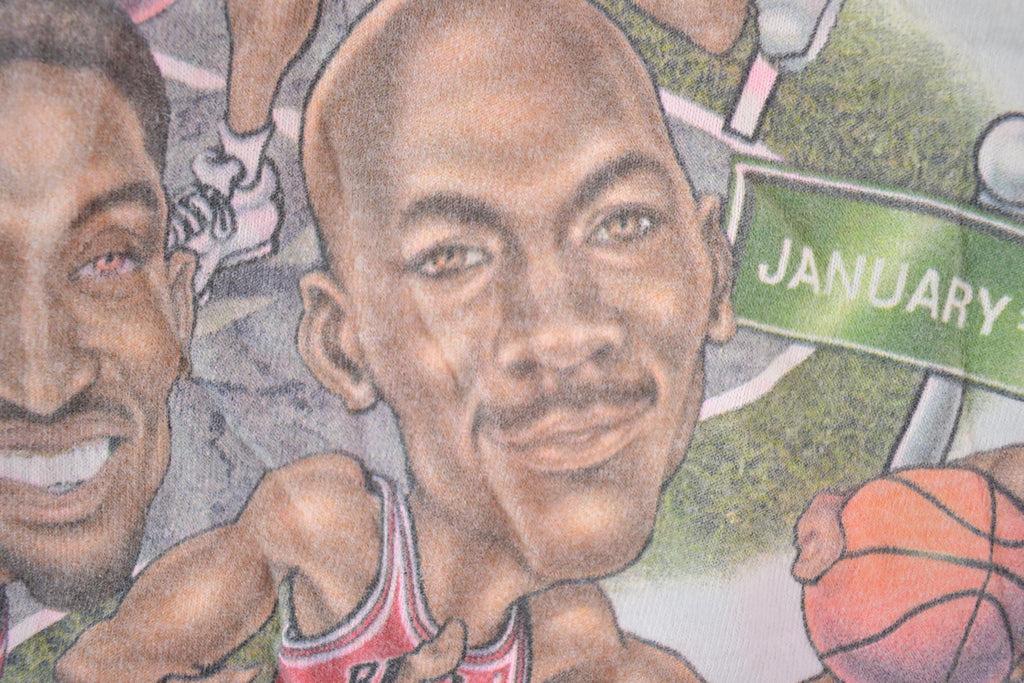 Vintage 1995 1996 Chicago Bulls NBA Graphic T-Shirt