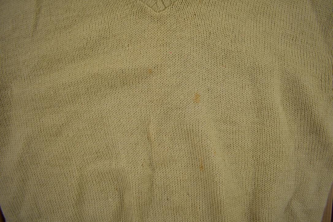 Vintage 1950s 100% Wool Princeton Knitting Mills Knit Sweater