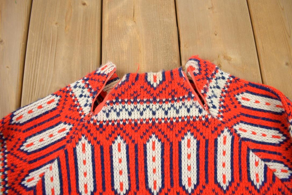 Vintage 1960s Champion Knitting Mills Pullover Knit Sweater