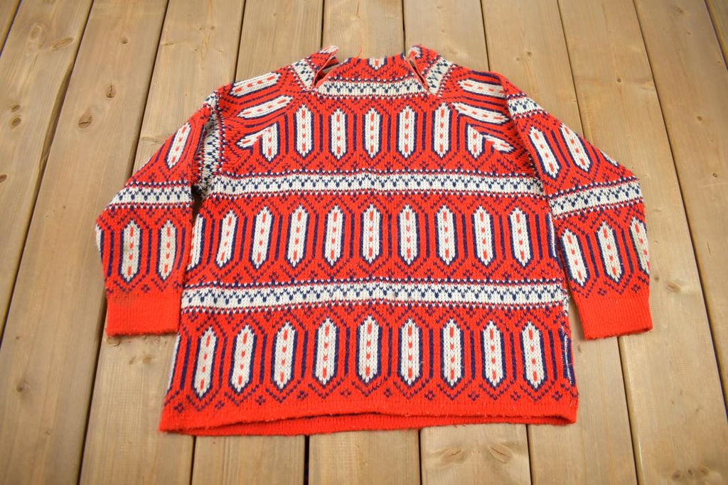 Vintage 1960s Champion Knitting Mills Pullover Knit Sweater