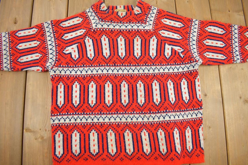 Vintage 1960s Champion Knitting Mills Pullover Knit Sweater