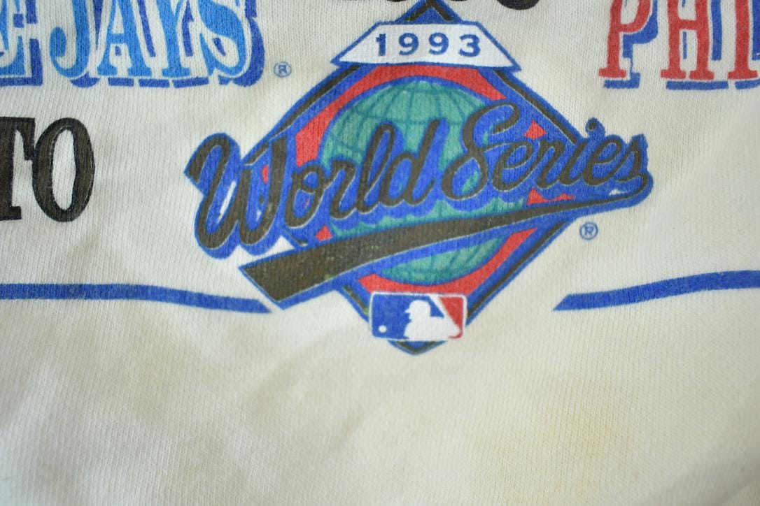 Vintage 1993 The Fall Classic Toronto Blue Jays Philadelphia Phillies MLB Crewneck Sweatshirt