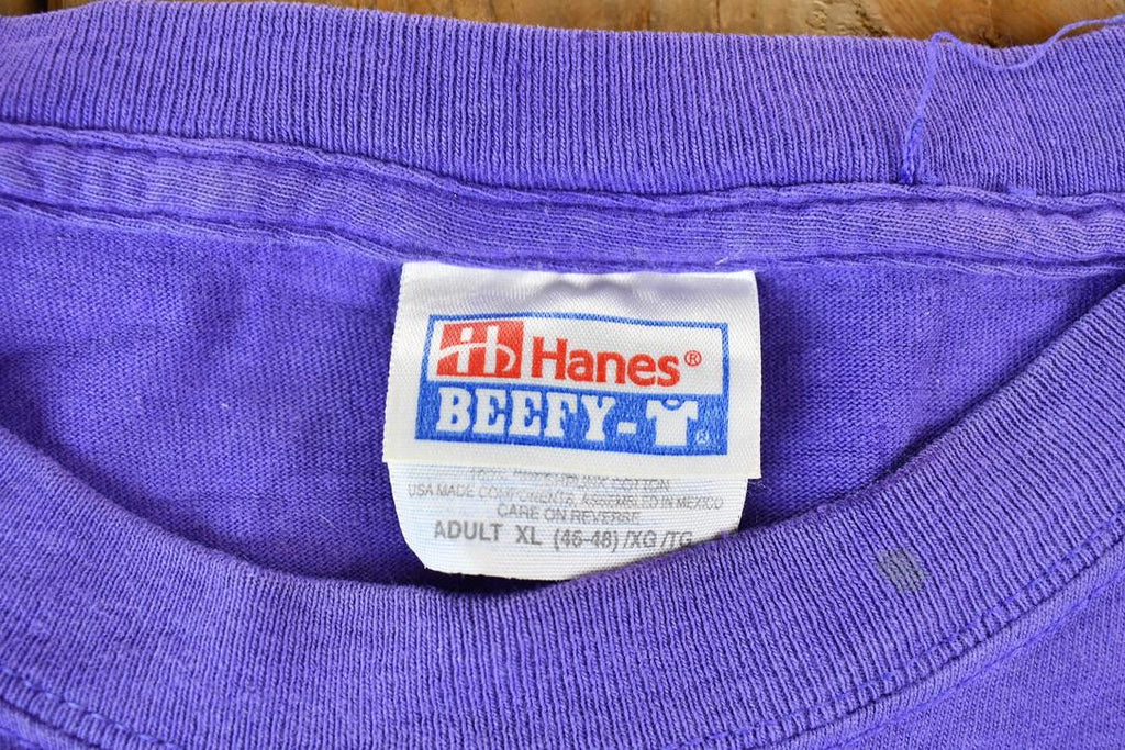 Vintage 1990s Purple The Big Wu Long Sleeve Graphic Band T-Shirt