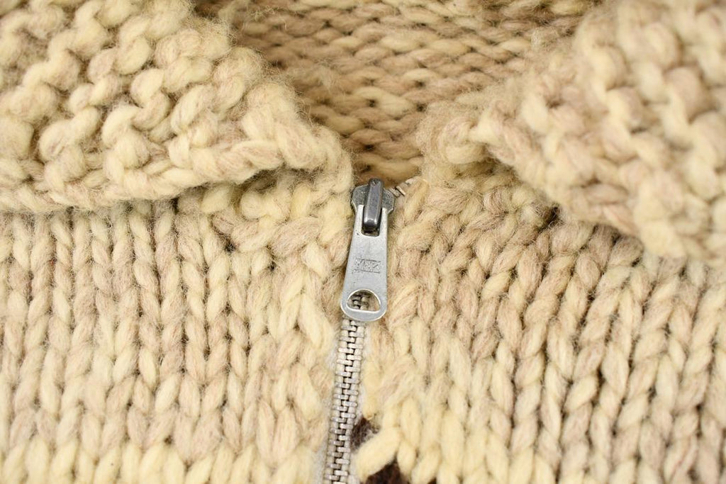 Vintage 1970s Cowichan Curling Sweater