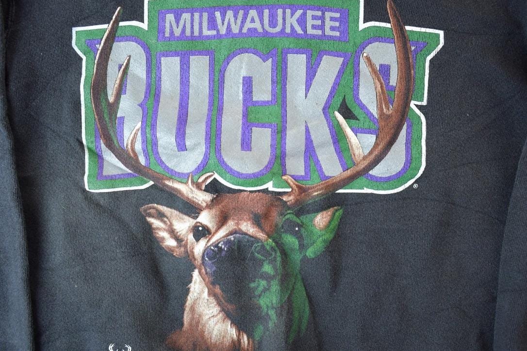 Vintage 1990s Youth Milwaukee Bucks NBA Crewneck Sweatshirt
