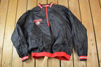 Vintage 1990s Buffalo Sabres Reversible Quarter Zip NHL Hockey Pullover Jacket