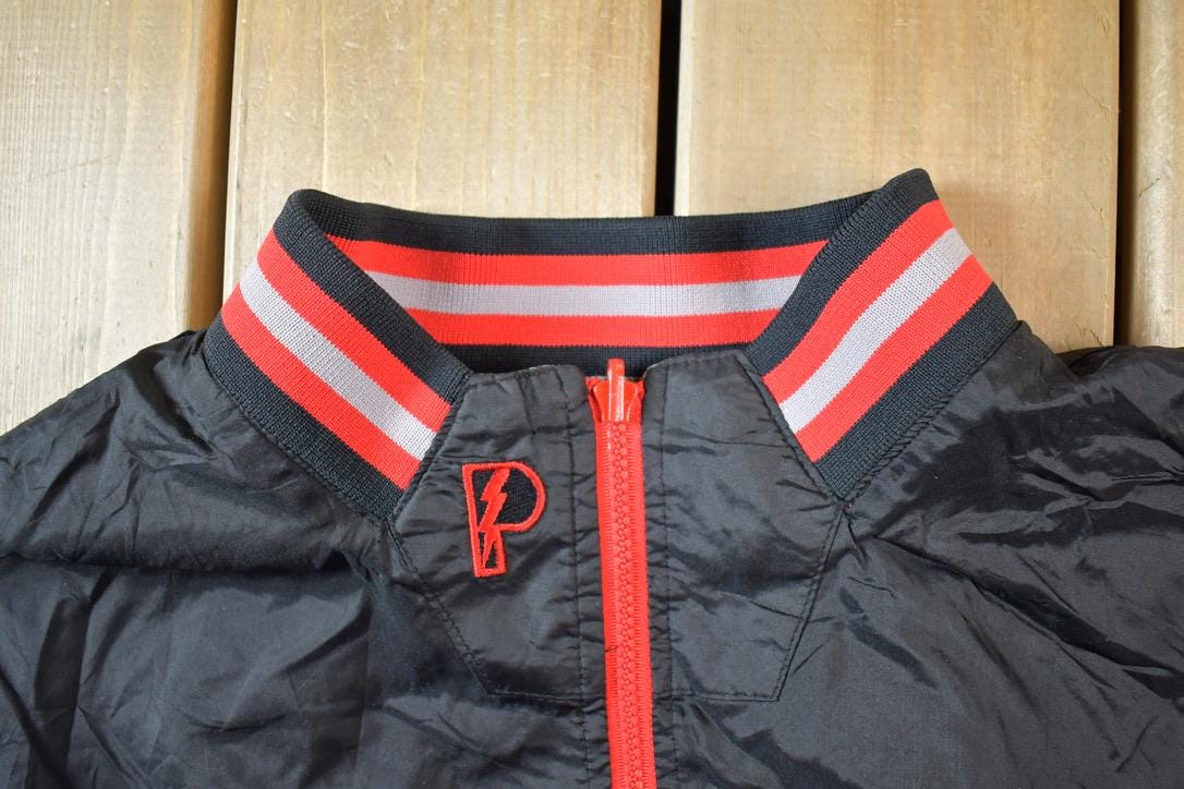 Vintage 1990s Buffalo Sabres Reversible Quarter Zip NHL Hockey Pullover Jacket