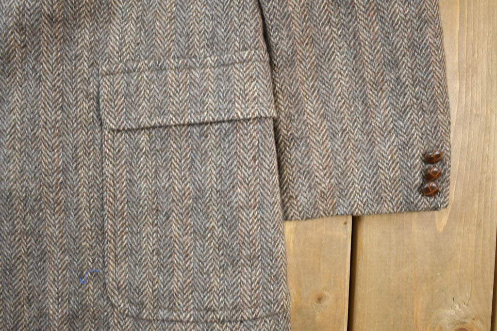 Vintage 1990s 100% Wool Button Up Dinner Jacket Made In Italy