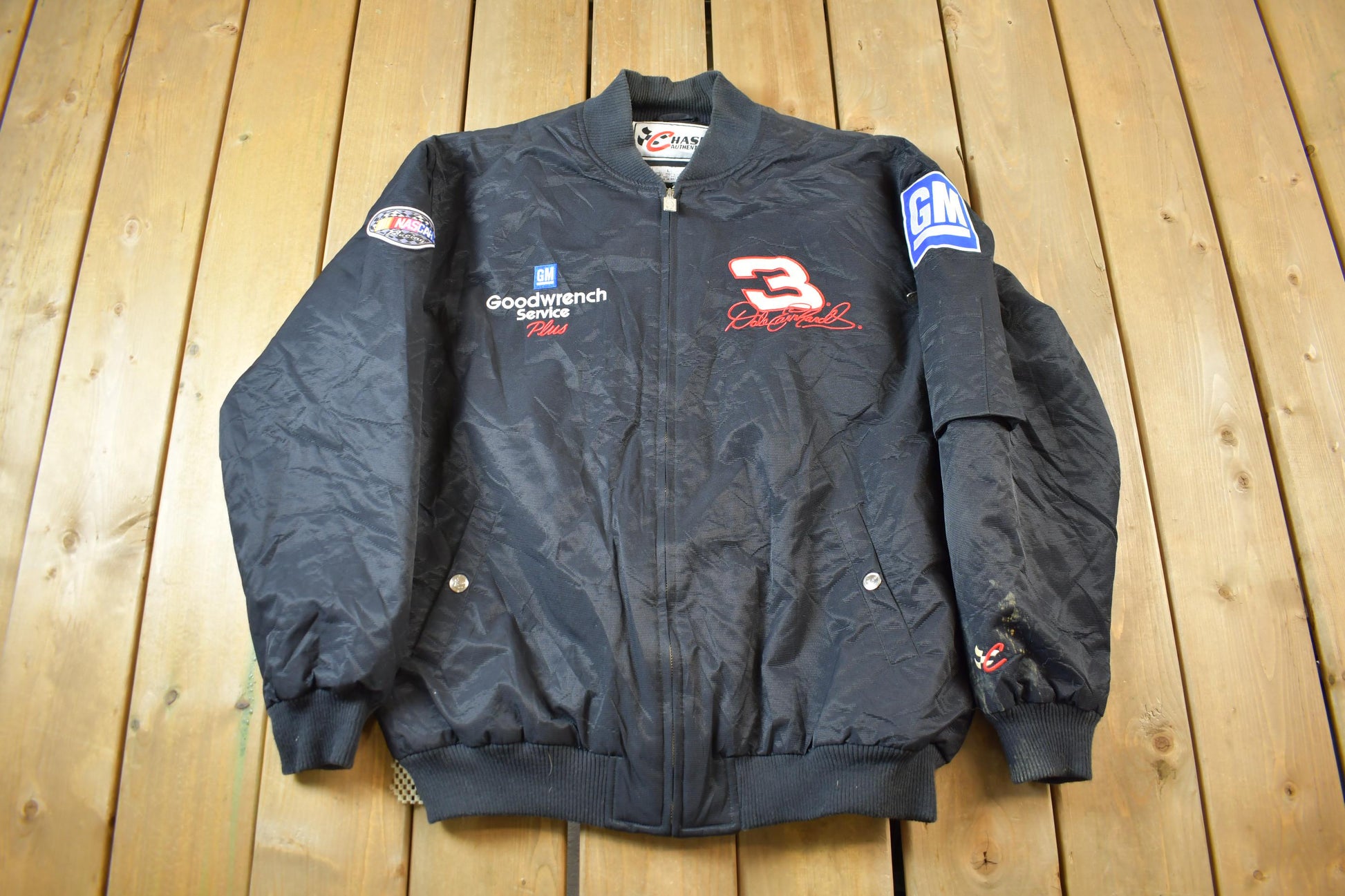 Vintage 1990s Dale Earnhardt Nascar Bomber Jacket