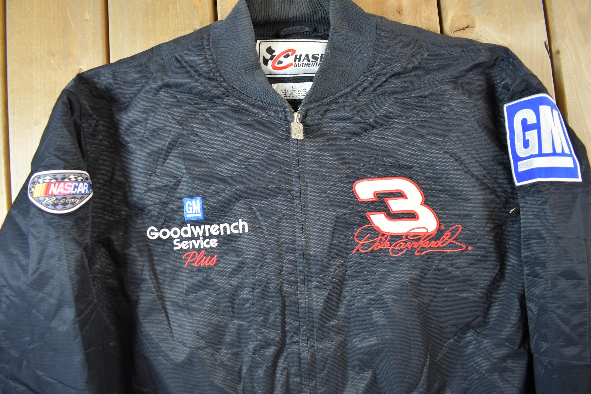 Vintage 1990s Dale Earnhardt Nascar Bomber Jacket