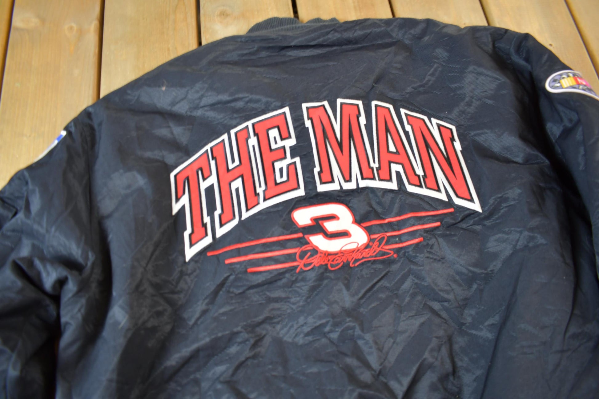 Vintage 1990s Dale Earnhardt Nascar Bomber Jacket