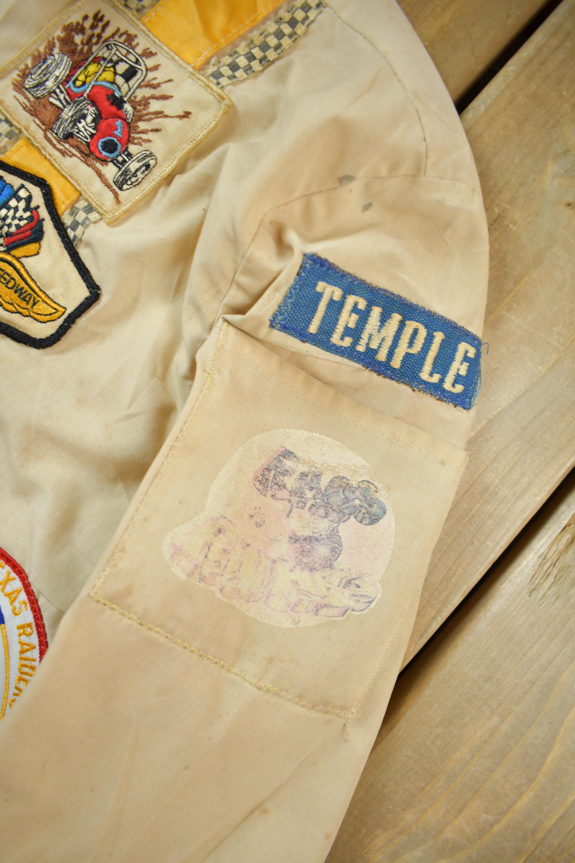 Vintage 1970s Custom Racing Patchwork Jacket