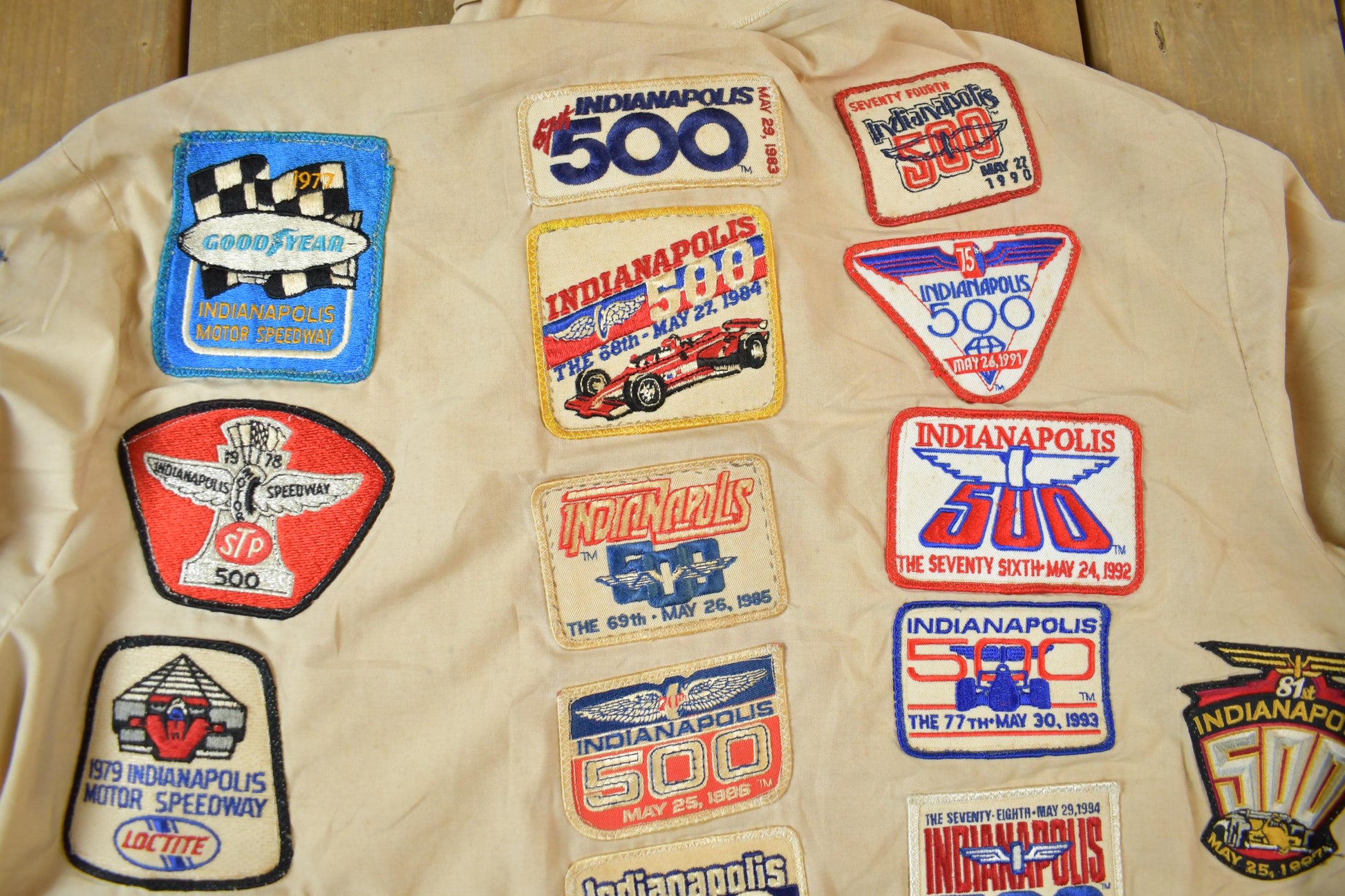 Vintage 1970s Custom Racing Patchwork Jacket