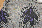 Vintage 1990s London Fog Leaf pattern Knit Crewneck Sweater