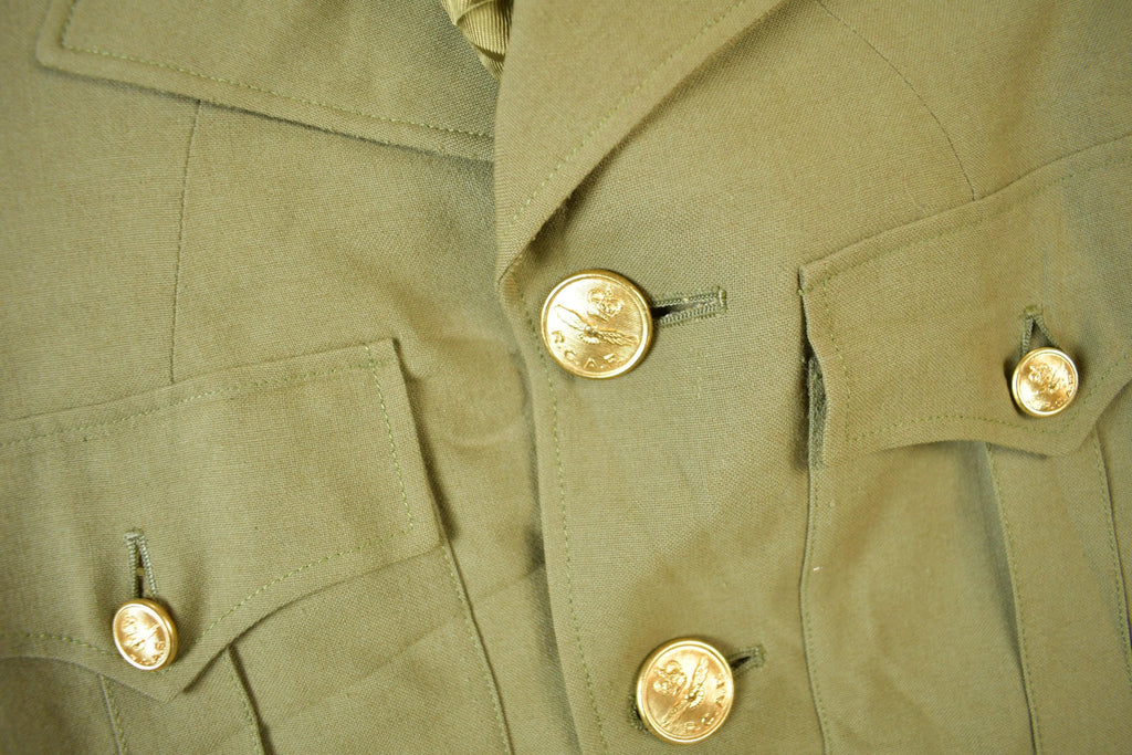 Vintage 1967 Canadian Military Summer Mans Coat Size 36