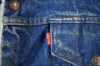 Vintage 1990s Levis Shearling Lined Jean Jacket Made In USA
