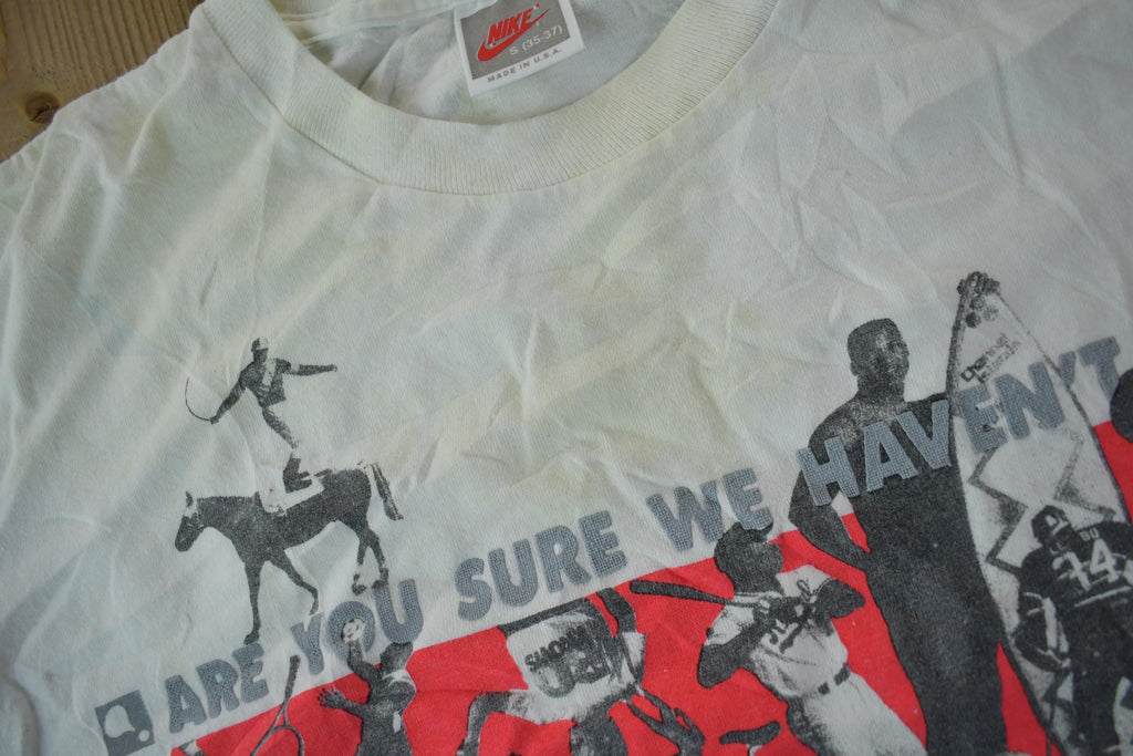 Vintage 1990s Nike Grey Tag Graphic T-Shirt